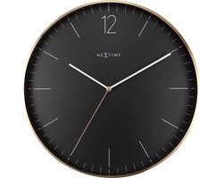 NeXtime\" Essential \" Goud grote (40cm) wandklok